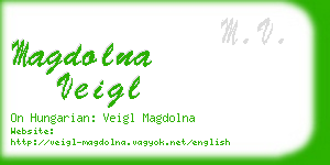 magdolna veigl business card